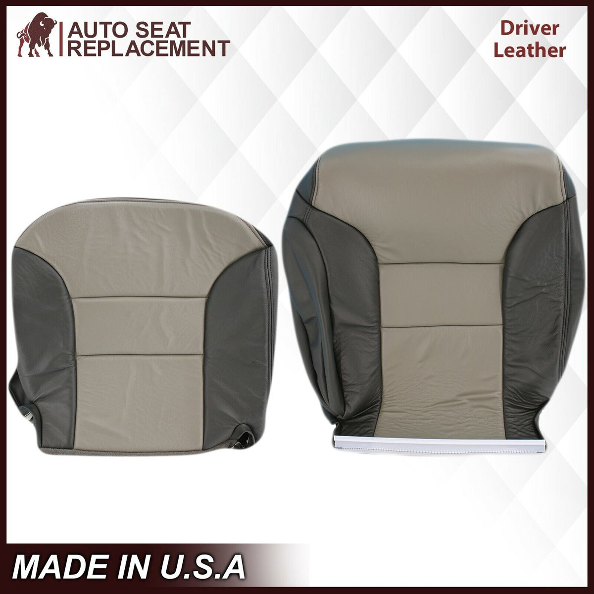 1999-2000 Chevy Tahoe Z71 Limited Sport Seat Cover in 2 Tone Gray: Choose your options