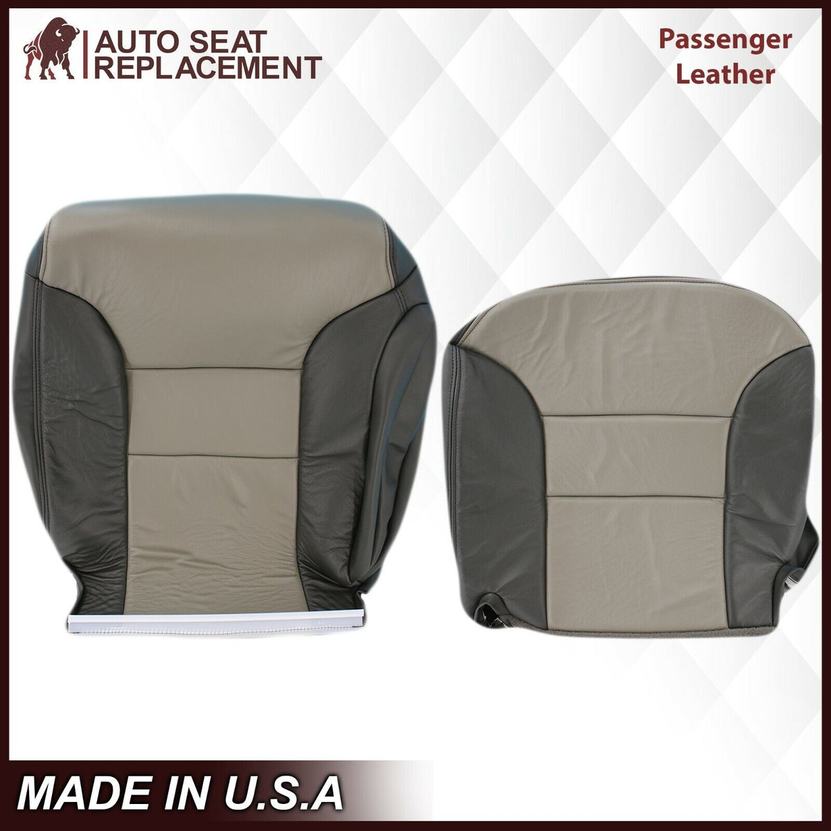 1999-2000 Chevy Tahoe Z71 Limited Sport Seat Cover in 2 Tone Gray: Choose your options