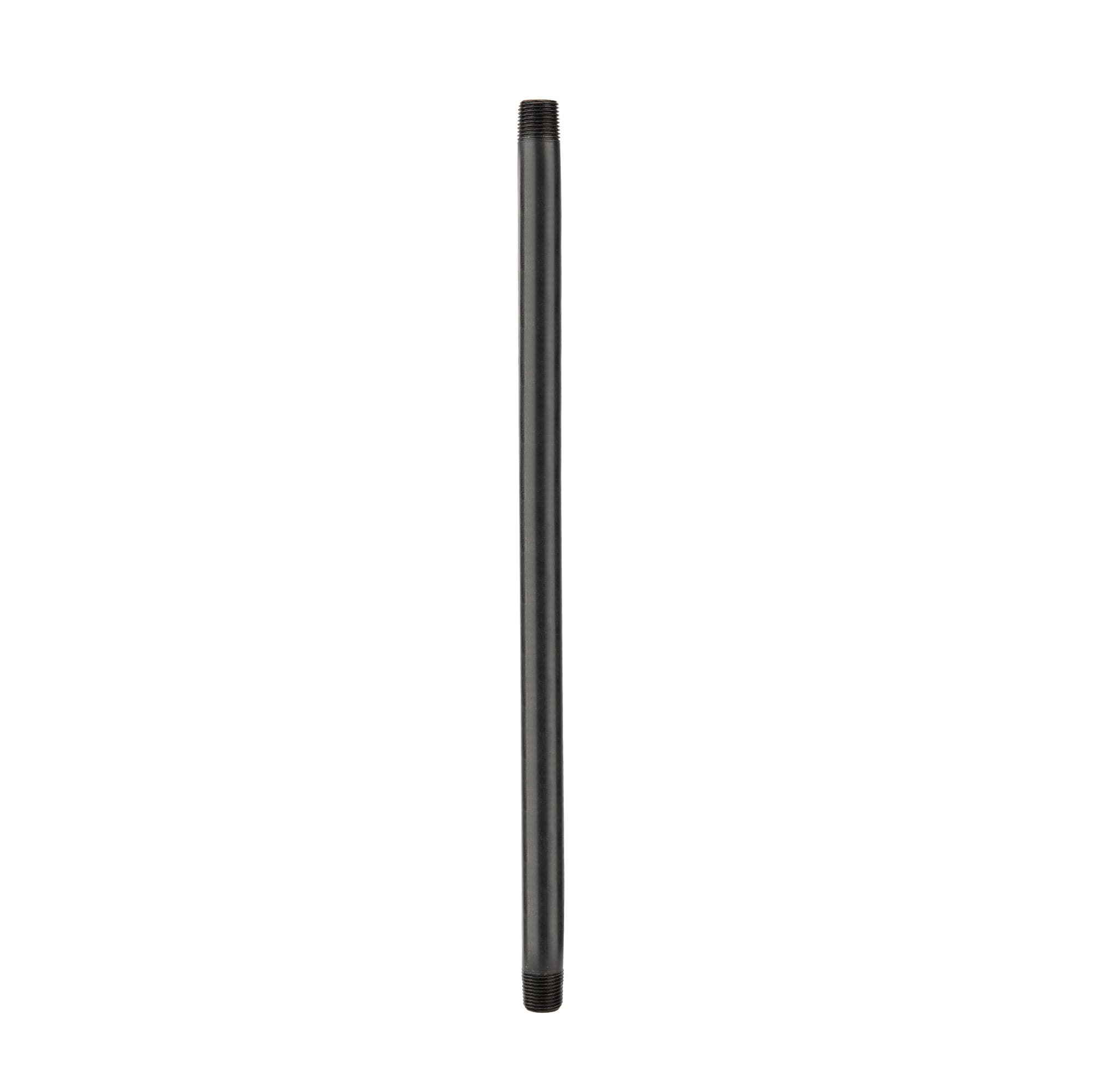 1/2 in. x 24 in. Prefinished Matte Black Pipe