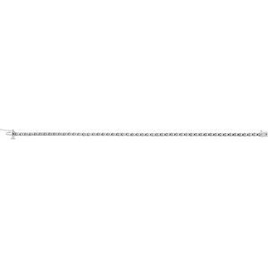 14K White Gold 2.2 mm Round Line 7" Bracelet Mounting – image 3