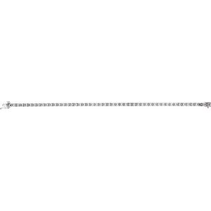 14K White Gold 2.7 mm Round Line 7" Bracelet Mounting – image 2