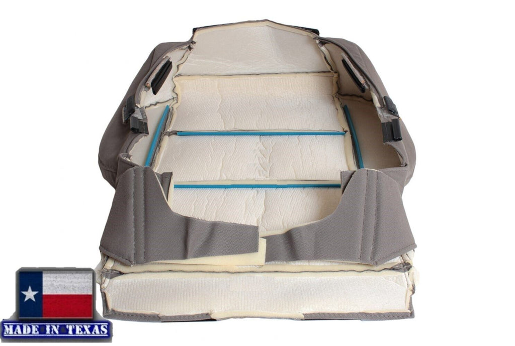 2014 2015 2016 2017 2018 2019 Chevy Silverado & GMC Sierra WORK TRUCK Cloth Fabric Seat Cover Replacement in Dune Tan, Dark Ash Gray, OR Jet Black