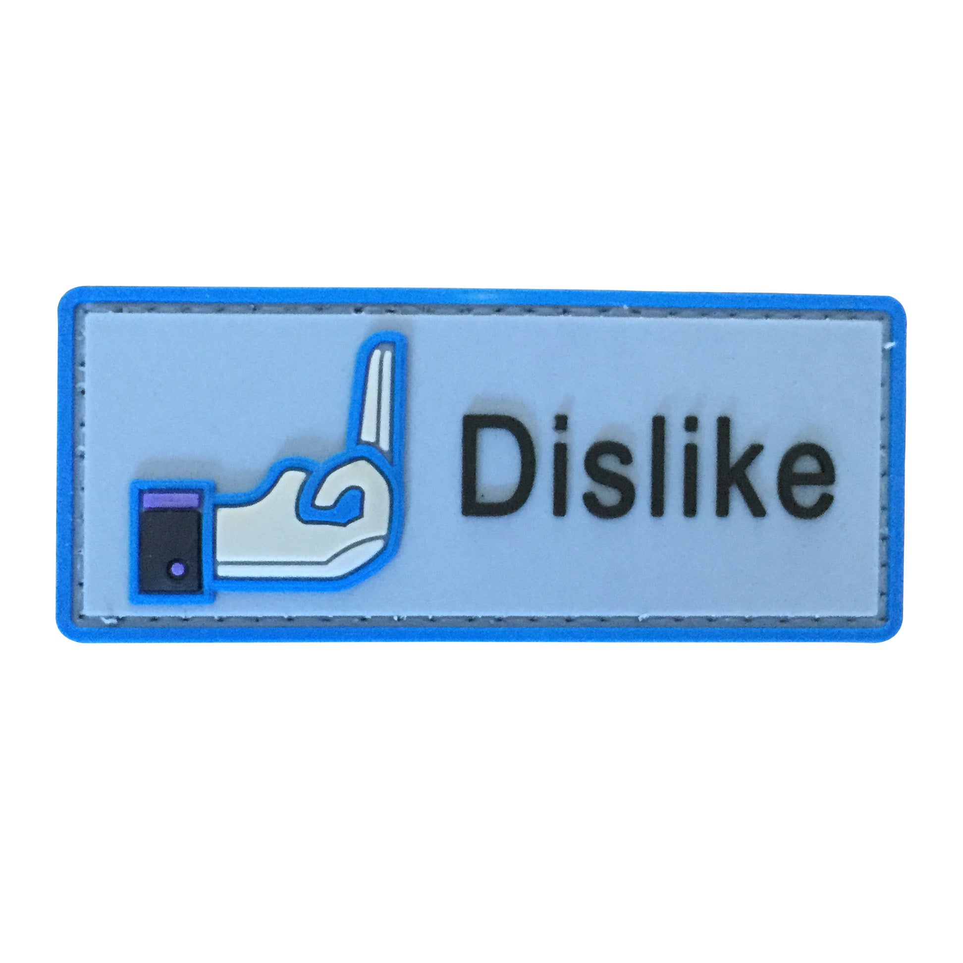 DISLIKE PVC Patch Blue