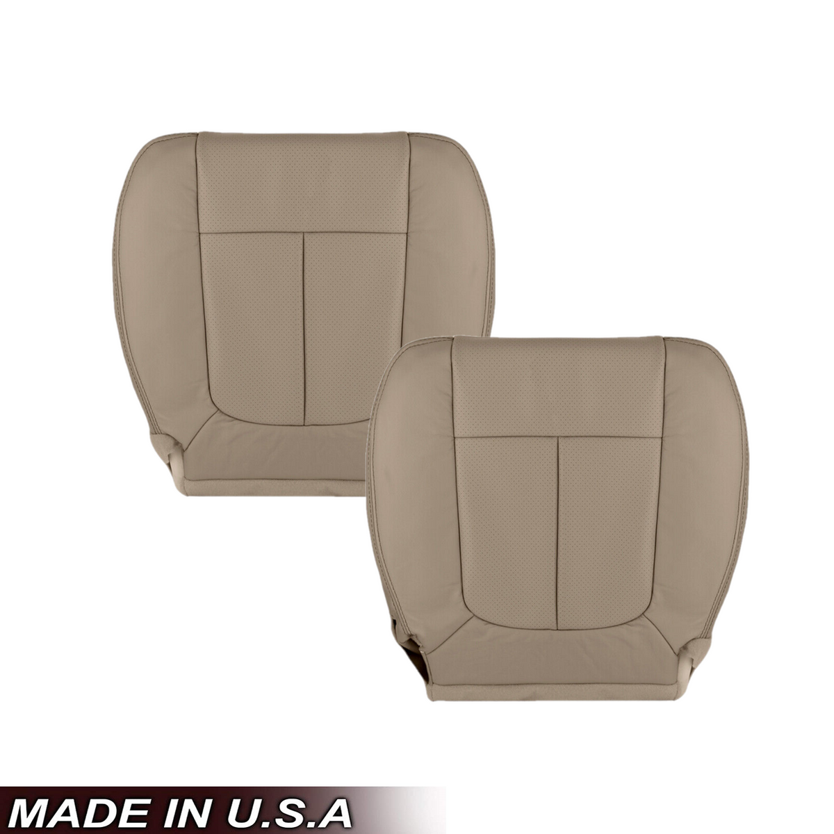 2009-2010 Ford F-150 Lariat Seat Cover Replacement in Camel Tan: Choose From Variants