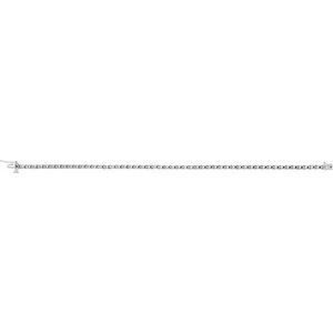 18K White Gold 1.3 mm Round Line 7 1/4" Bracelet Mounting