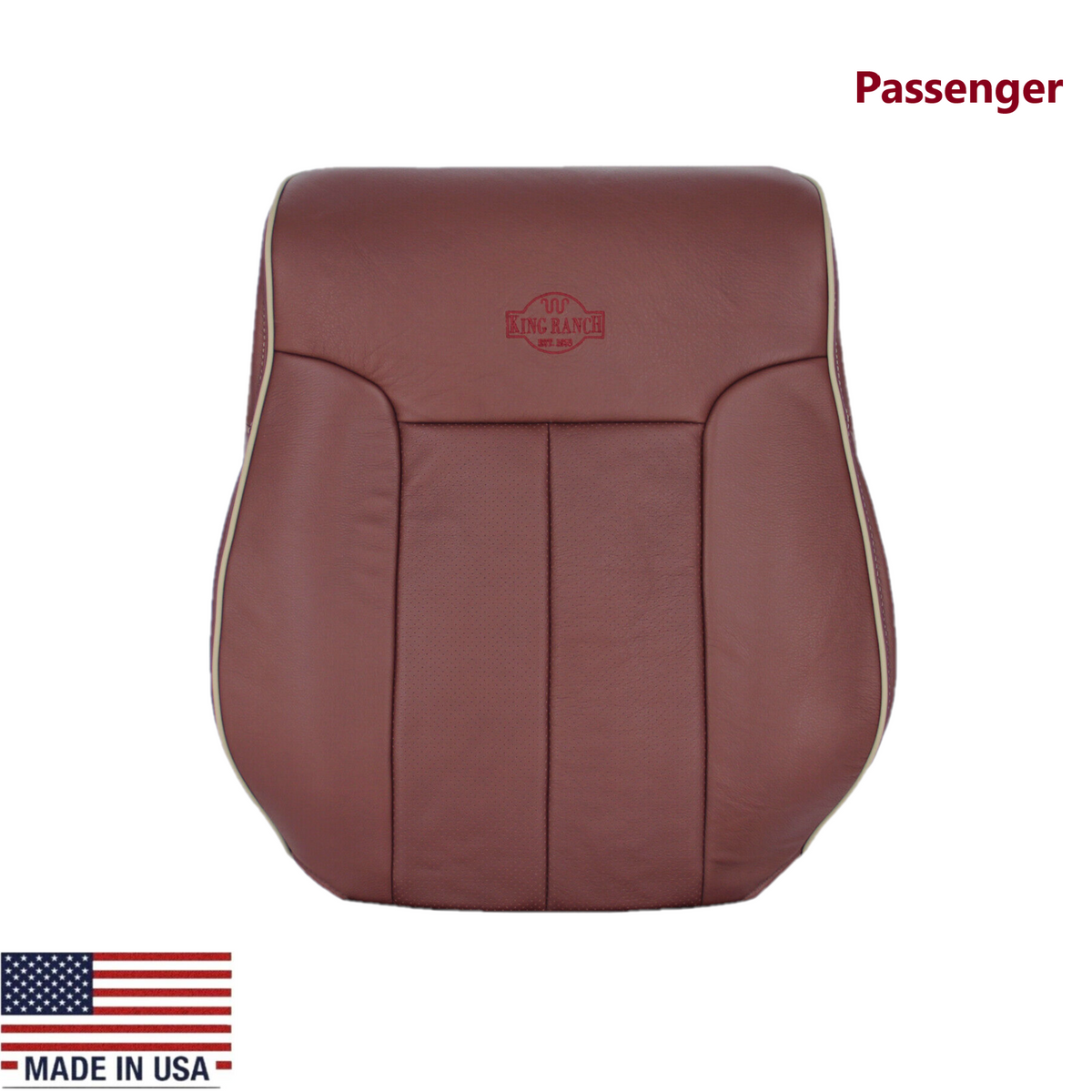 2011-2016 Ford F-250 F-350 F-450 Lariat Seat Cover Replacement in King Ranch Leather: Choose From Variants