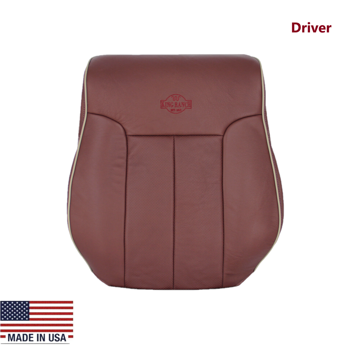 2011-2016 Ford F-250 F-350 F-450 Lariat Seat Cover Replacement in King Ranch Leather: Choose From Variants