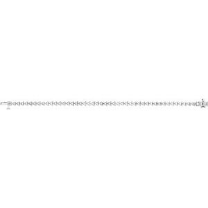 Sterling Silver 3 mm Round Line 7 1/4" Bracelet Mounting – image 3