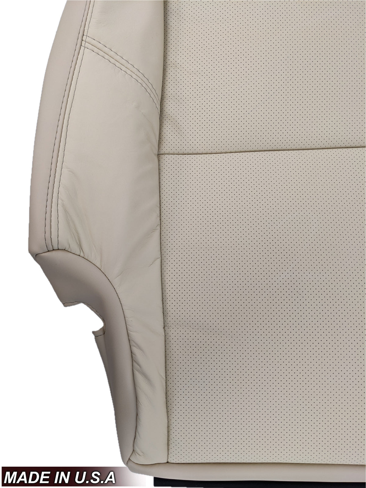 2009 - 2014  Cadillac Escalade Second Row Seat Cover in Light Cashmere Tan (PERFORATED)