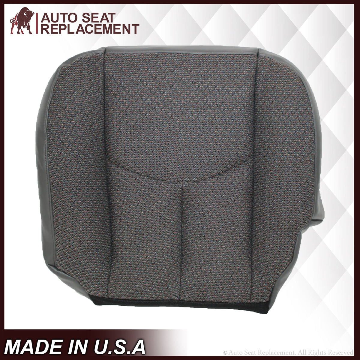 2003 2004 2005 2006 2007 GMC Sierra Cloth Seat Covers in Dark Gray