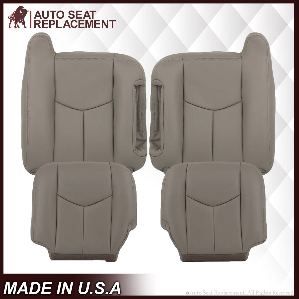 2003-2007 GMC Sierra Seat Cover In Light Gray: Choose From Variation