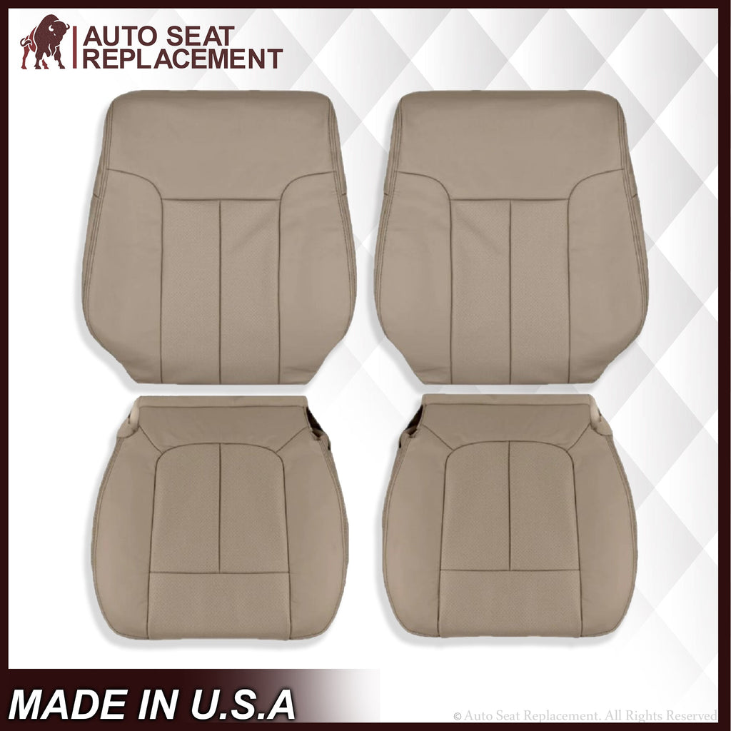 2011-2014 Ford F-150 Lariat Seat Cover Replacement in Adobe Tan: Choose From Variants