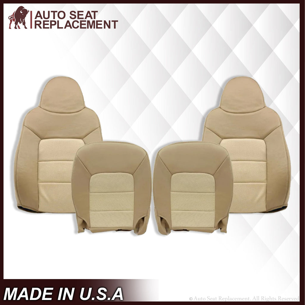 2003 2004 2005 2006 Ford Expedition Eddie Bauer Replacement Seat Cover in 2 Tone Tan