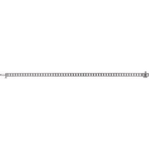 Sterling Silver 3 mm Square Line 7 1/4" Bracelet Mounting – image 2