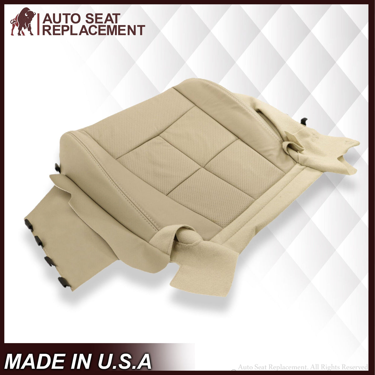 2007-2014 Lincoln Navigator Replacement Seat Covers In Camel Tan: Choose Front Variants
