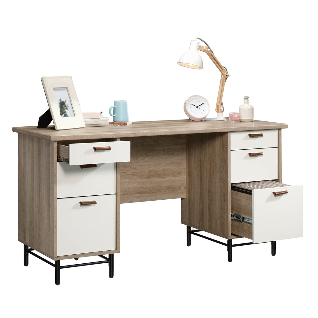 Executive Desk, Brown finish