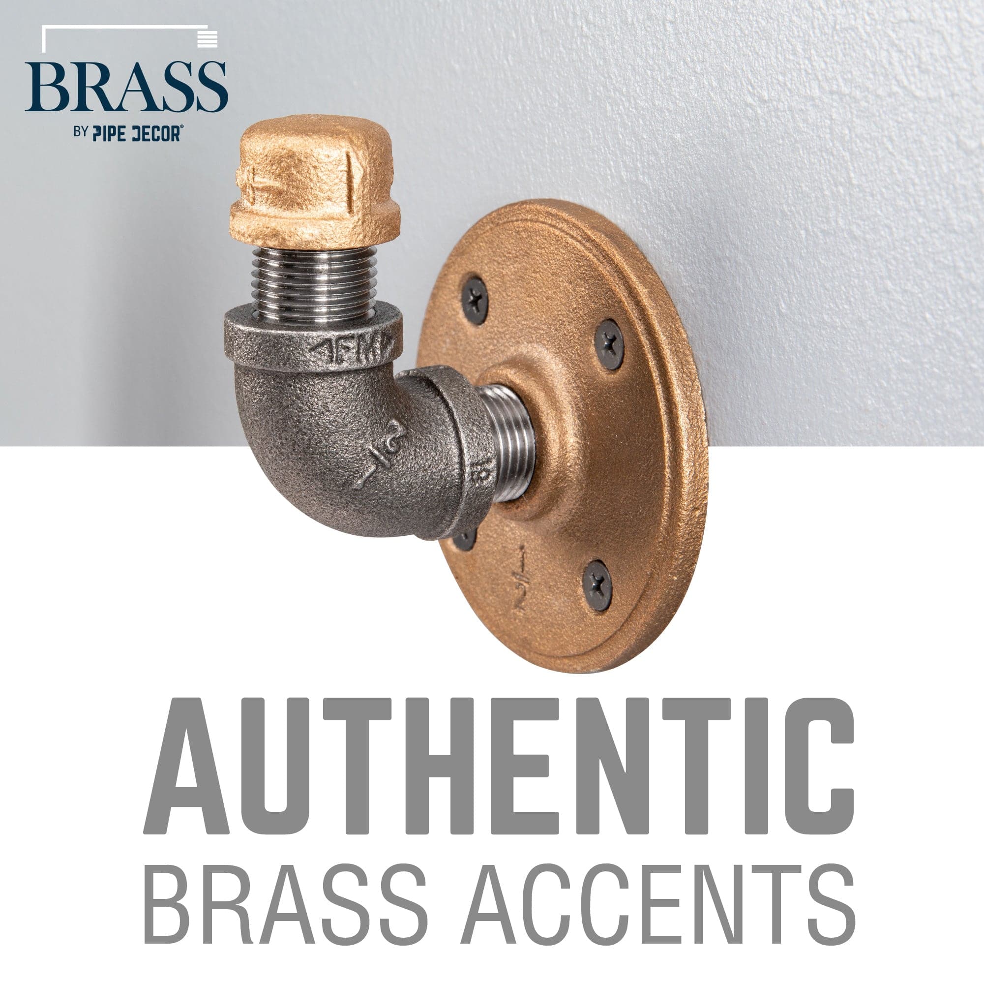 1/2 in. Red Brass Flange