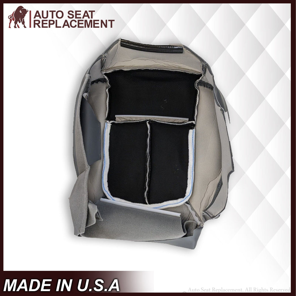 2011-2016 Ford F-250 F-350 F-450 Lariat Seat Cover Replacement & Cushion Foam in Steel Gray: Choose From Variants