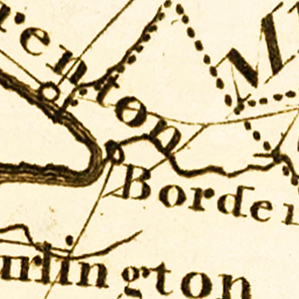 Vintage Map of New Jersey 1795