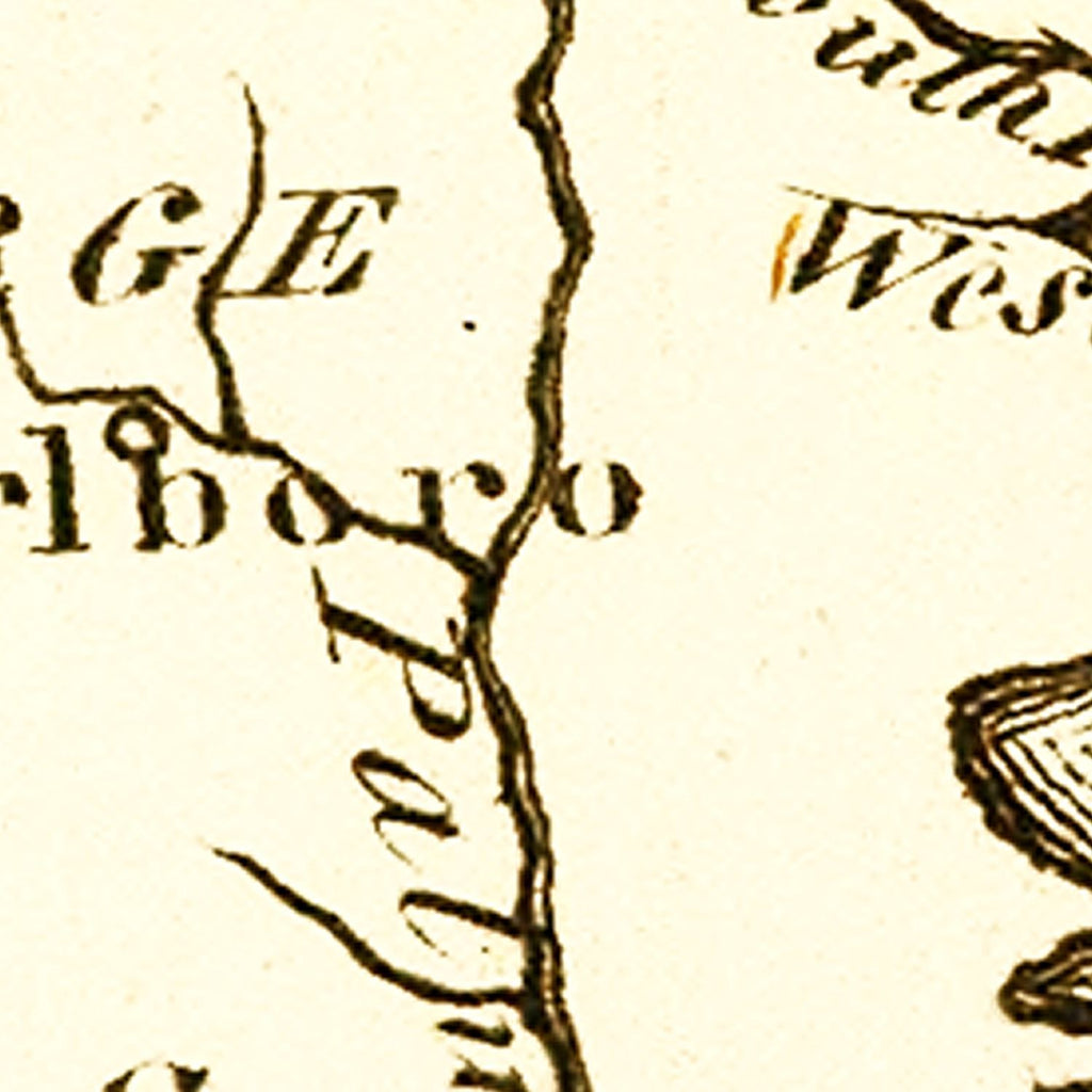 Vintage Map of Pennsylvania 1795