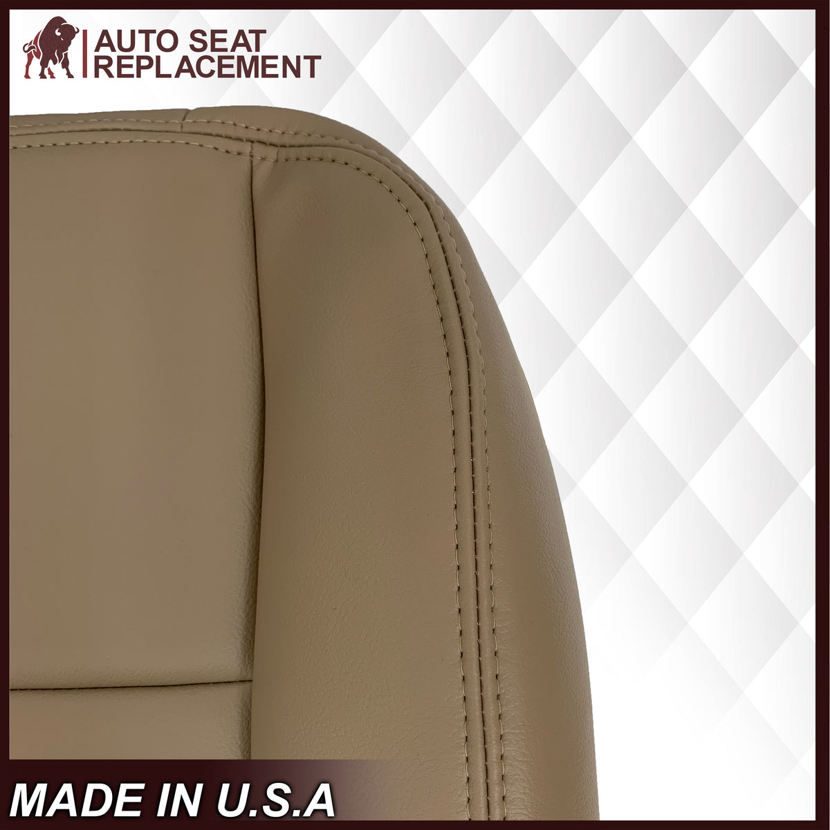 2002-2005 Ford Excursion Limited Second Row Seat Cover in Tan: Choose From Variations