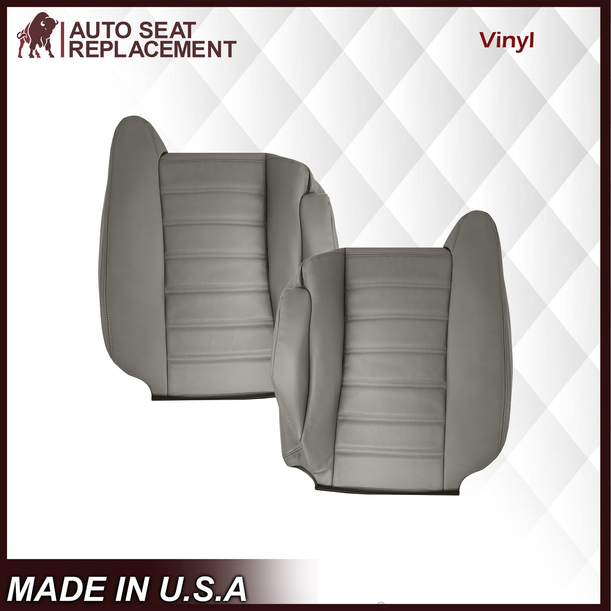 2003 2004 2005 2006 2007 Hummer H2 SUV SUT Adventure Gray Leather Or Vinyl Seat Cover