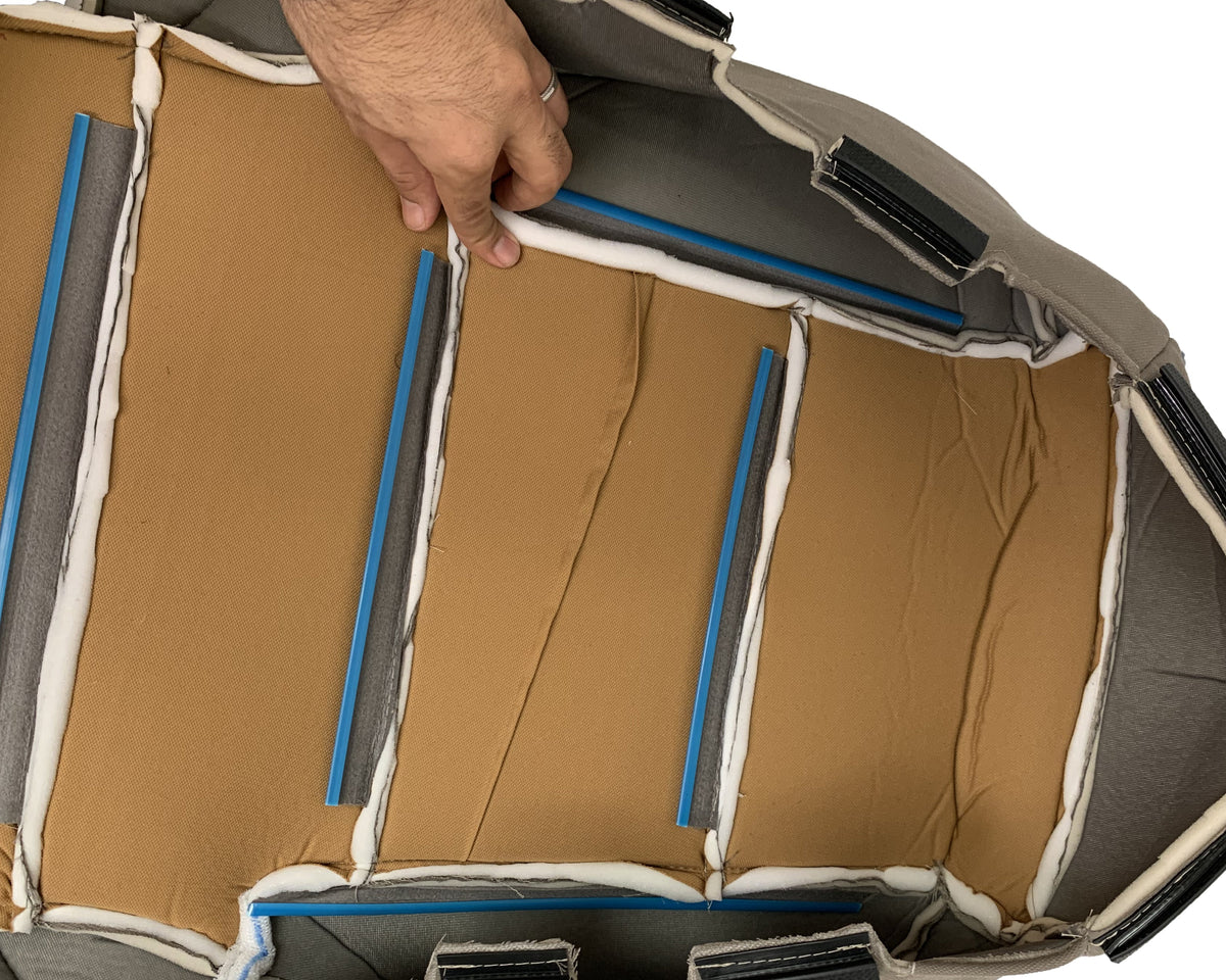 2014 2015 2016 2017 2018 2019 Chevy Silverado & GMC Sierra WORK TRUCK Cloth Fabric Seat Cover Replacement in Dune Tan, Dark Ash Gray, OR Jet Black