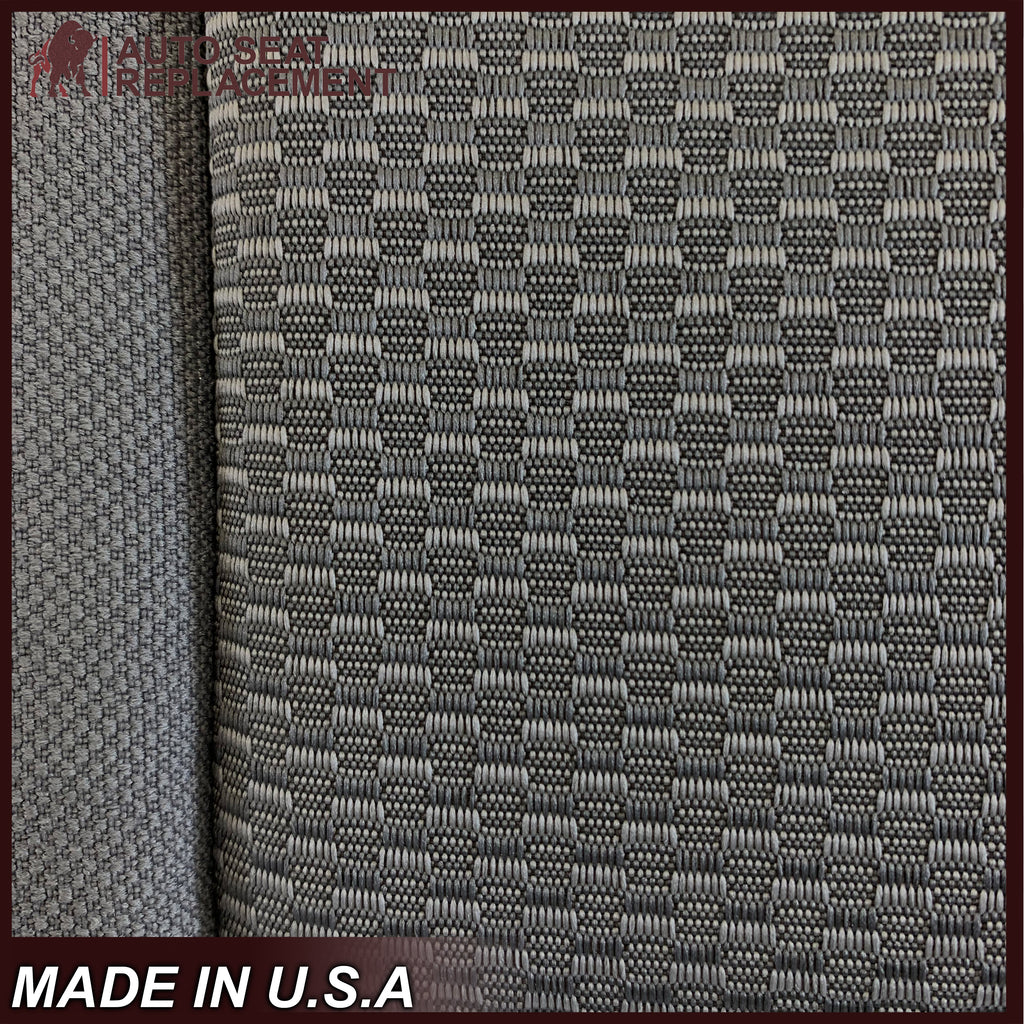 2014-2019 Chevy Silverado & GMC Sierra Cloth Fabric Seat Cover Replacement in Dune Tan OR Dark Ash Gray