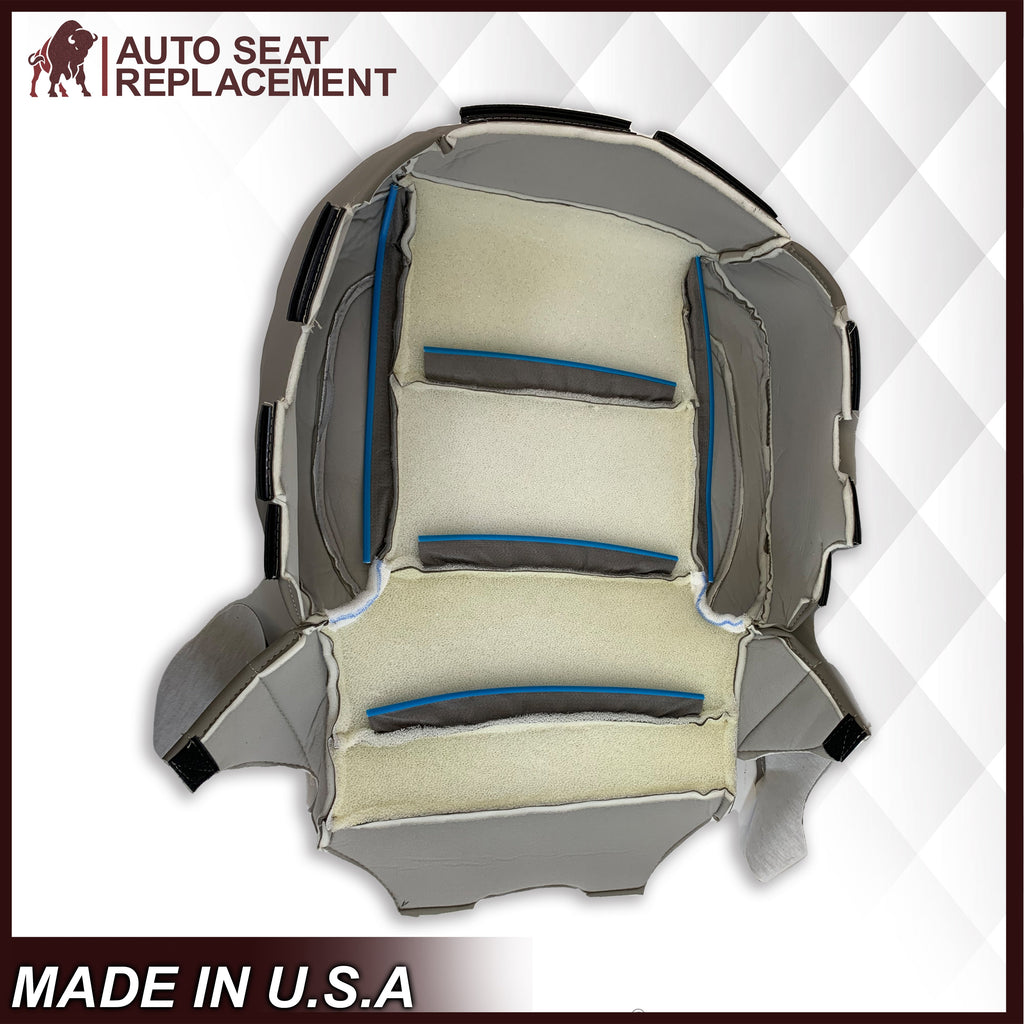 2014-2019 Chevy Silverado Tahoe Suburban & GMC Yukon PERFORATED Leather Seat Cover Replacement in Black, Gray, or Tan