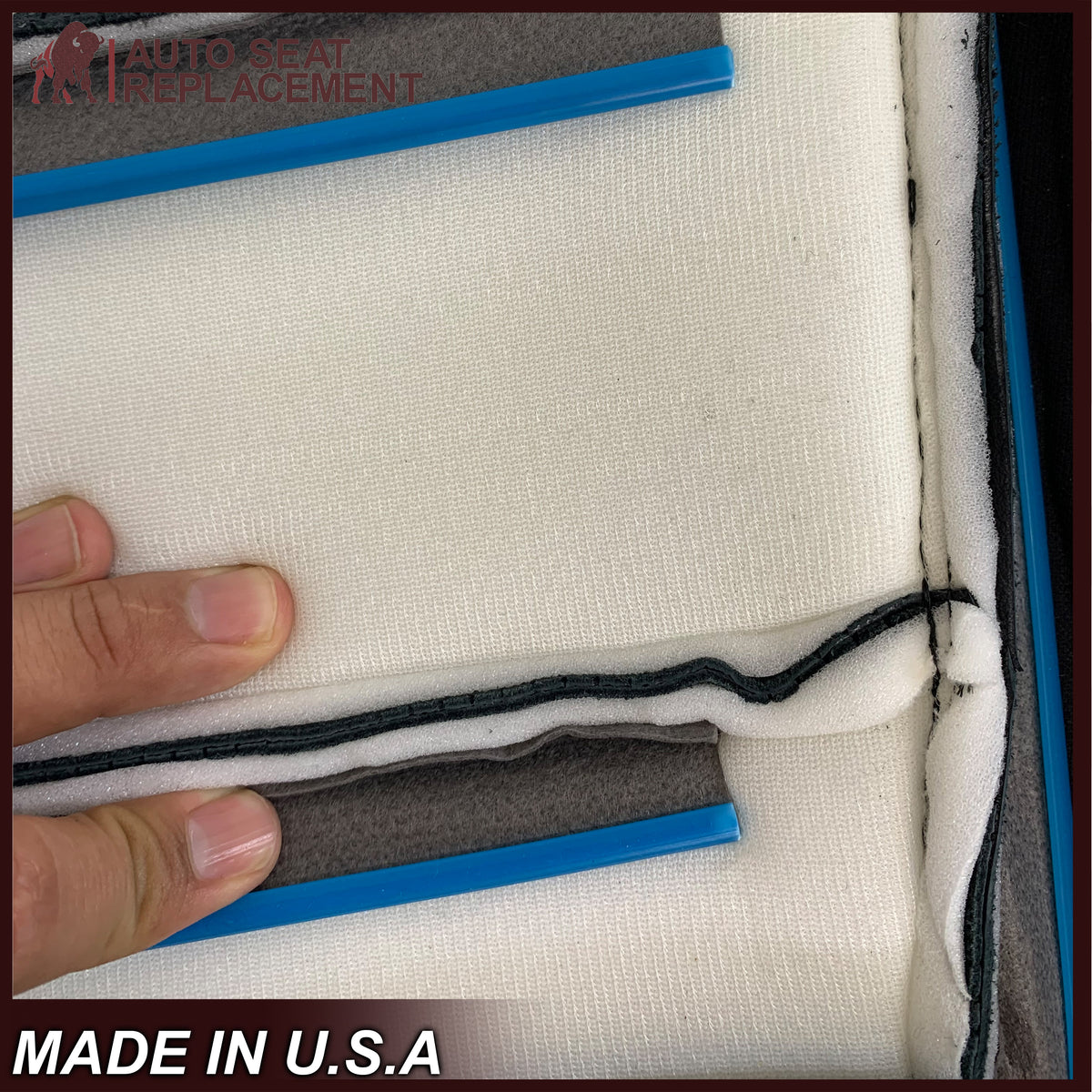 2005 - 2008 Acura TL Driver Or Passenger Seat Covers In Black: Choose Leather OR Synthetic Leather