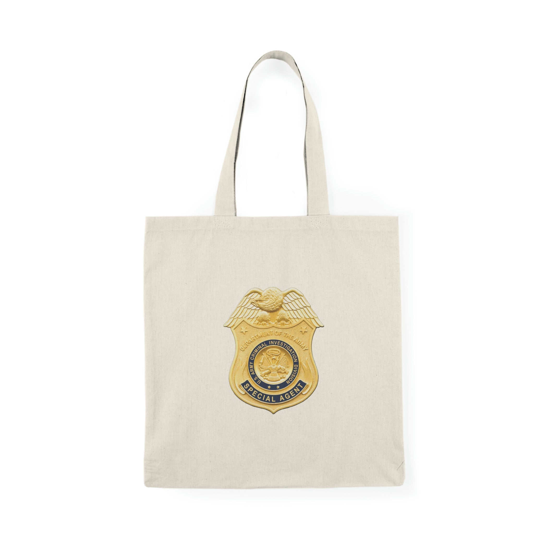 Army CID Badge and Seal Natural Tote Bag