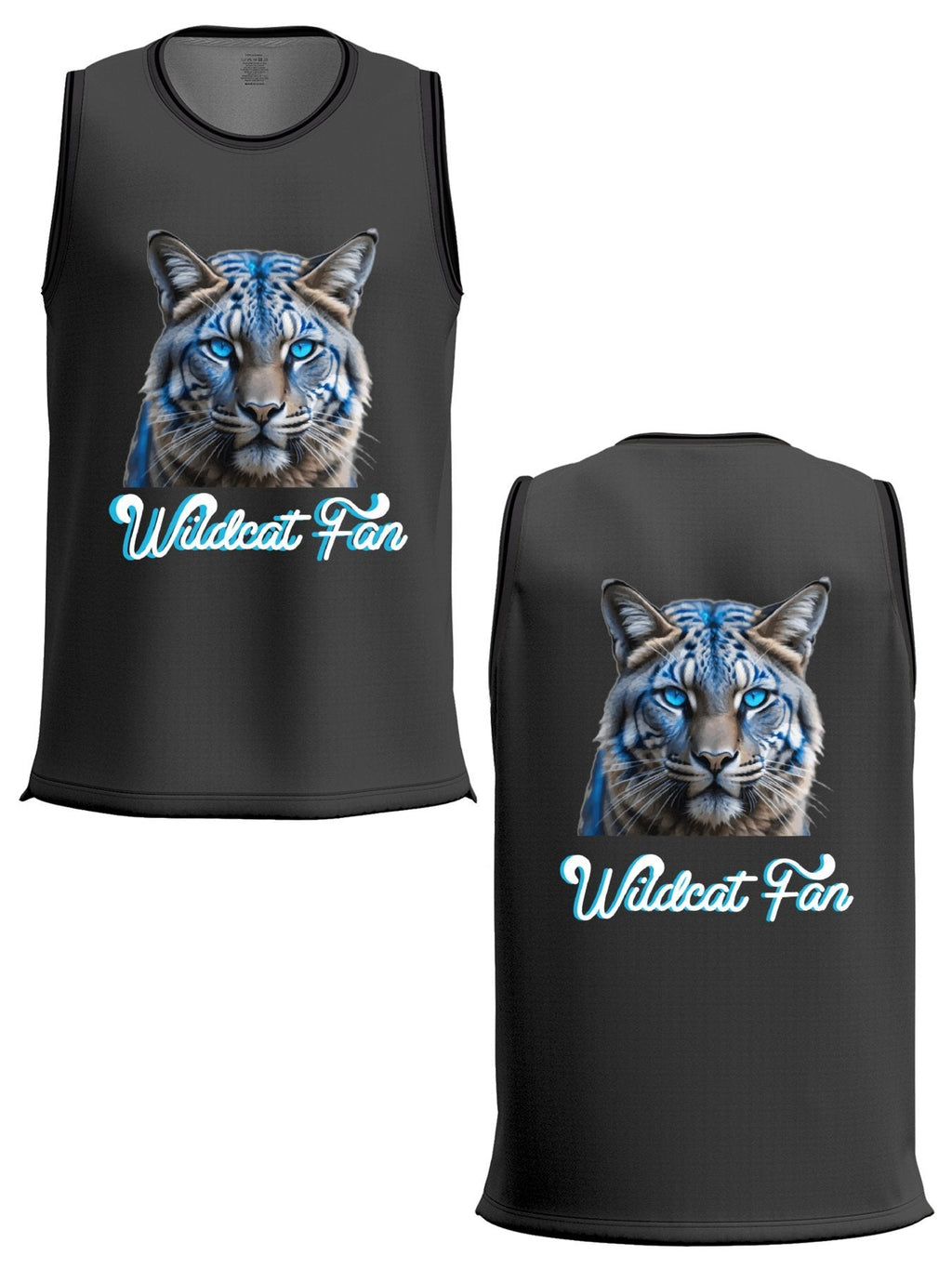 Wildcat Fan Adult Dark Grey Basketball Jersey | Ships From USA