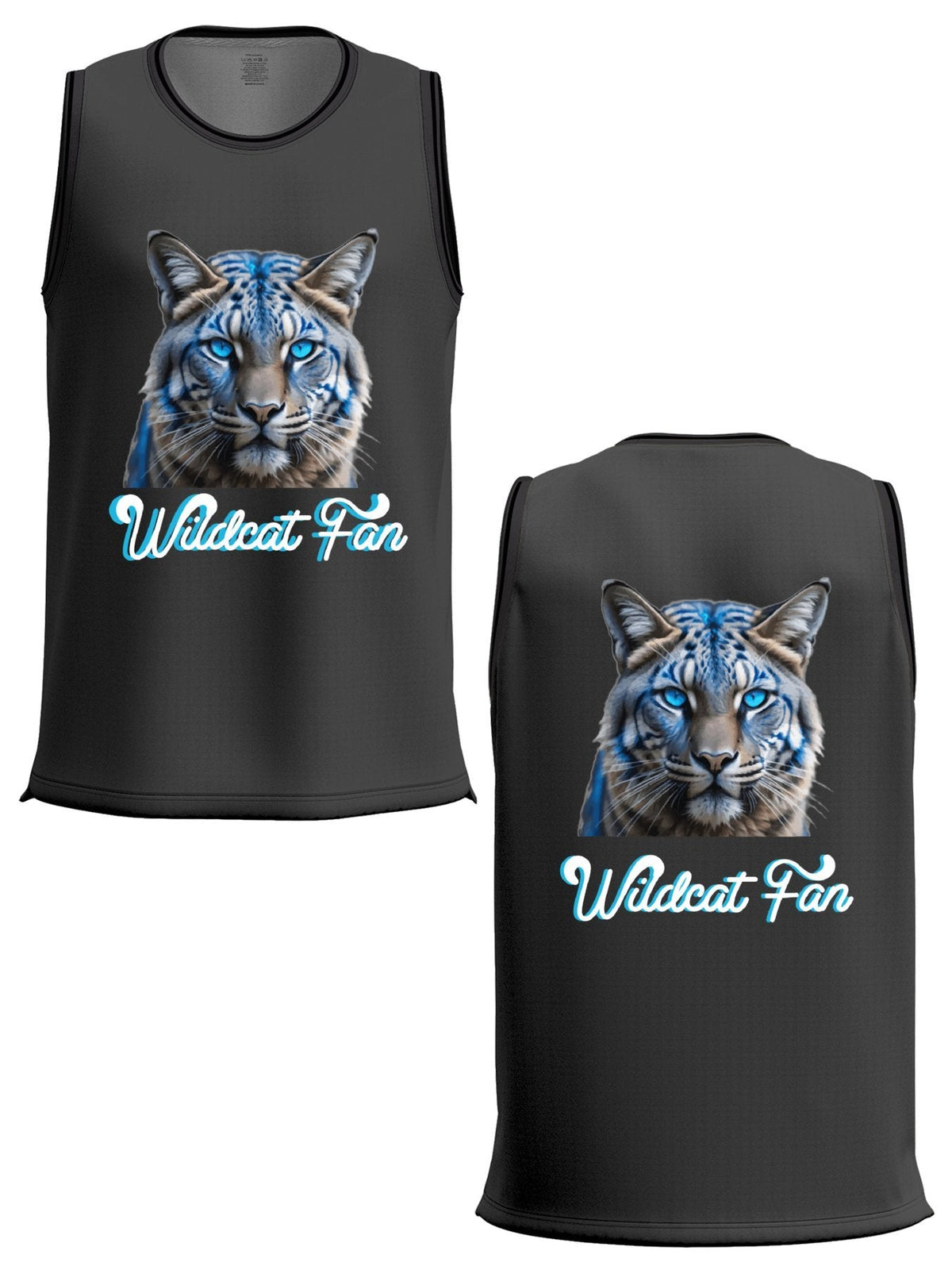 Wildcat Fan Adult Dark Grey Basketball Jersey | Ships From USA