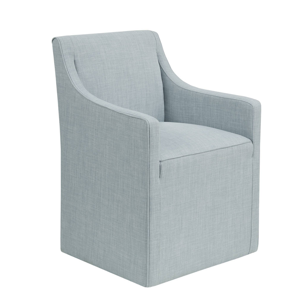 Traditional Skirted Dining Arm Chair