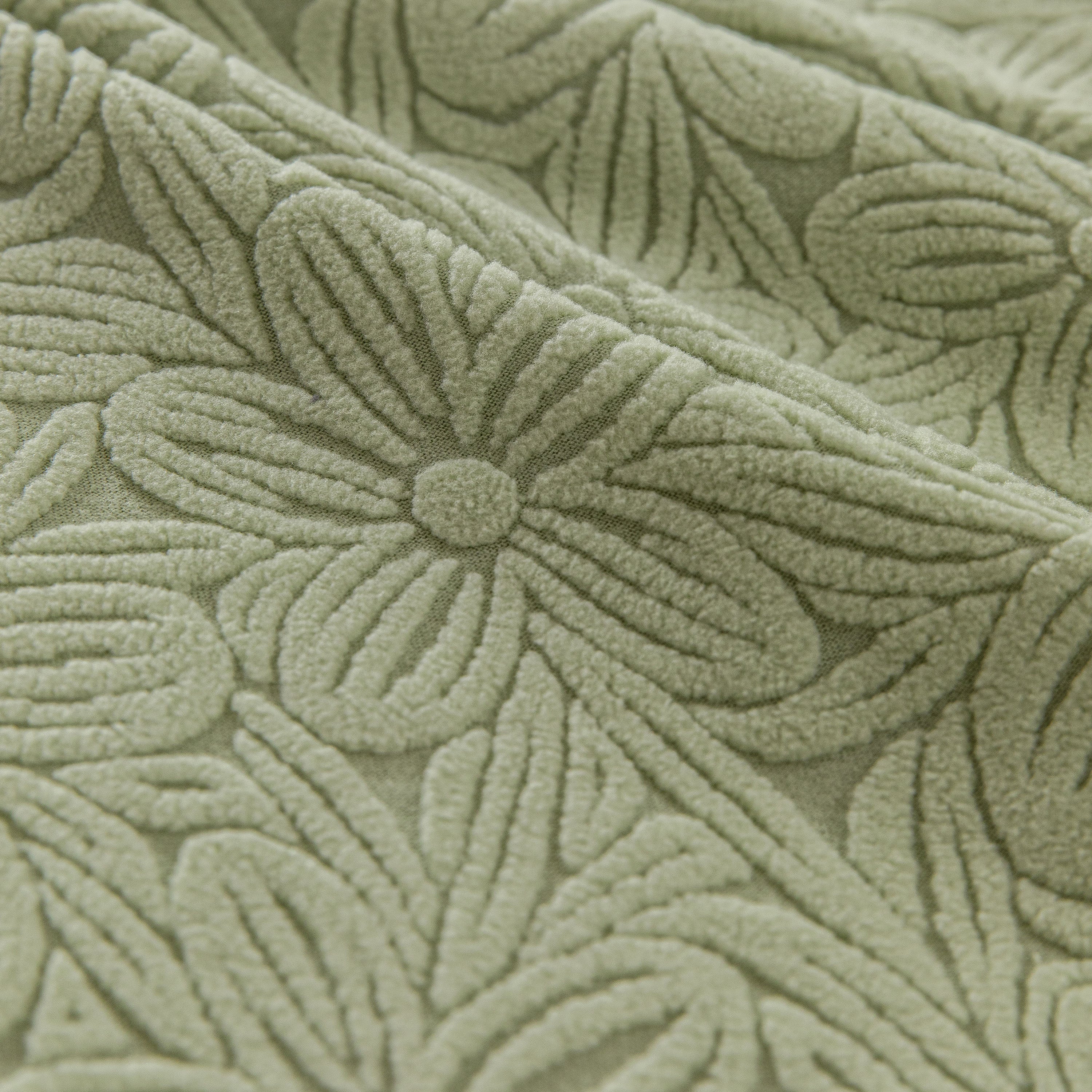 High Elastic Floral Couch Slipcover, Jacquard Stretch Non-Slip Furniture Protector