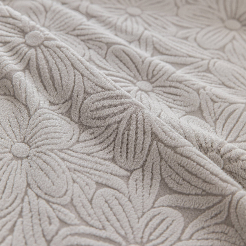 High Elastic Floral Couch Slipcover, Jacquard Stretch Non-Slip Furniture Protector