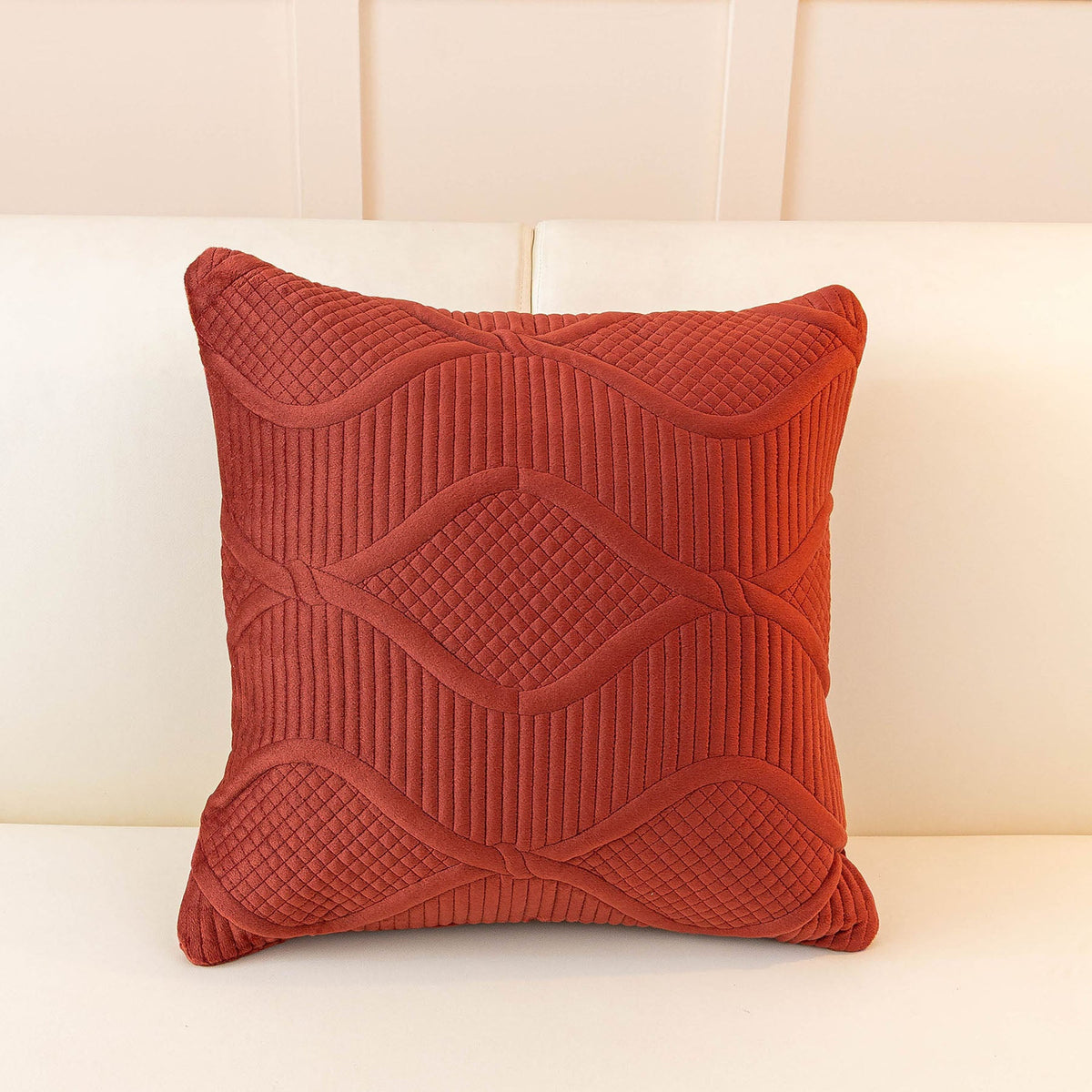 Thickened Crystal Velvet Sofa Cover, Non-Slip Quilted Couch Protector for Pets & Kids