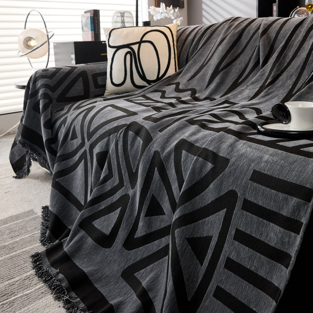 Boho Chenille Sofa Throw Covers Sectional Sofa Couch Cover Sofa Protector Covers