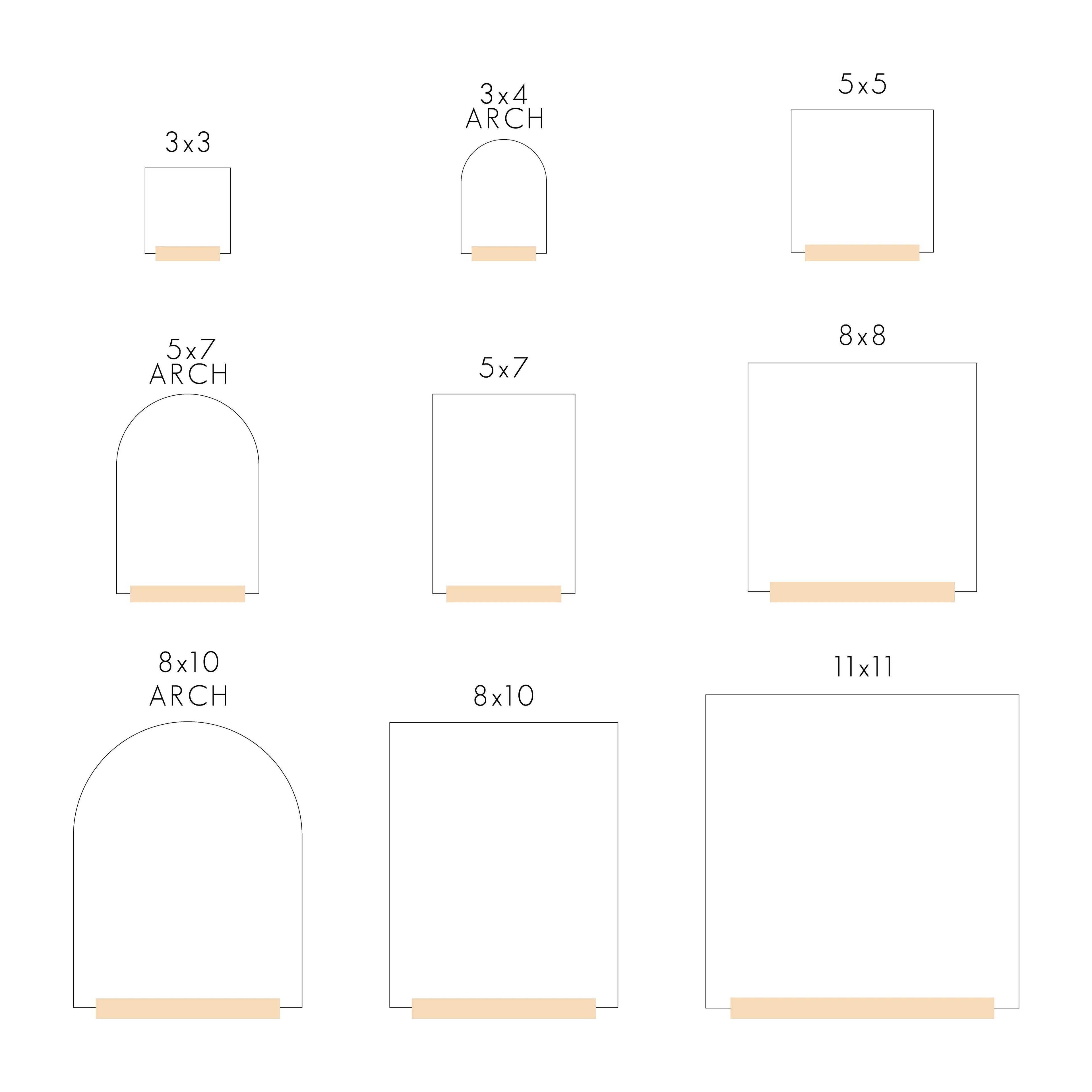 Clear Acrylic Kitchen Conversion Chart