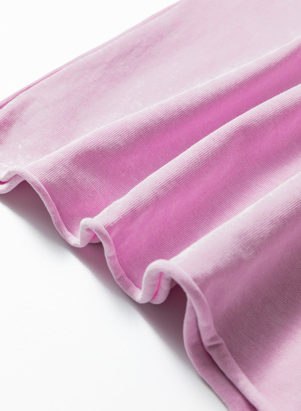 Mineral Wash Drop Shoulder Raw Edge Tee