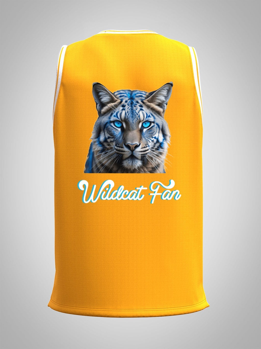 Wildcat Fan Adult Gold Basketball Jersey | Ships From USA