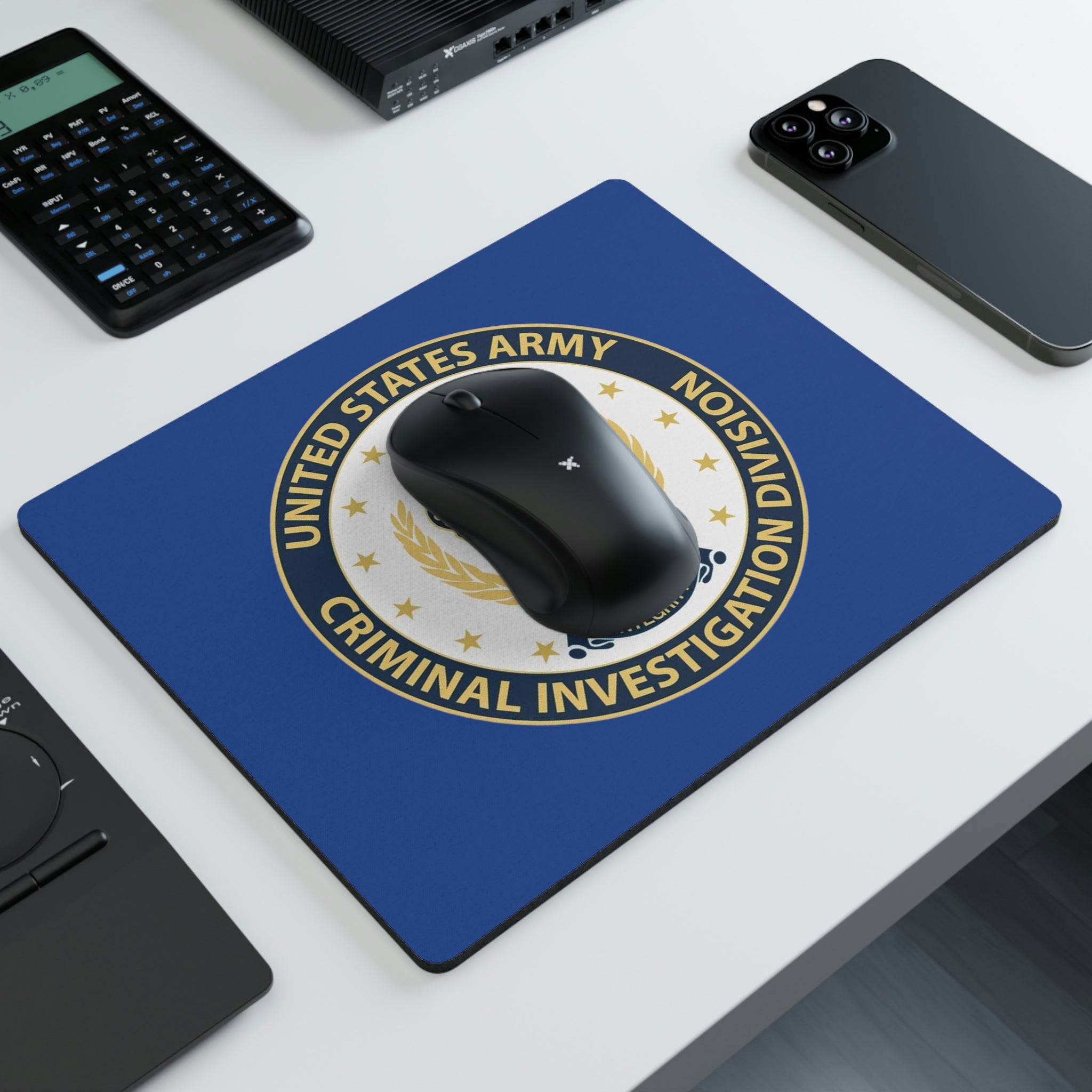 Army CID Seal - Rectangular Mouse Pad