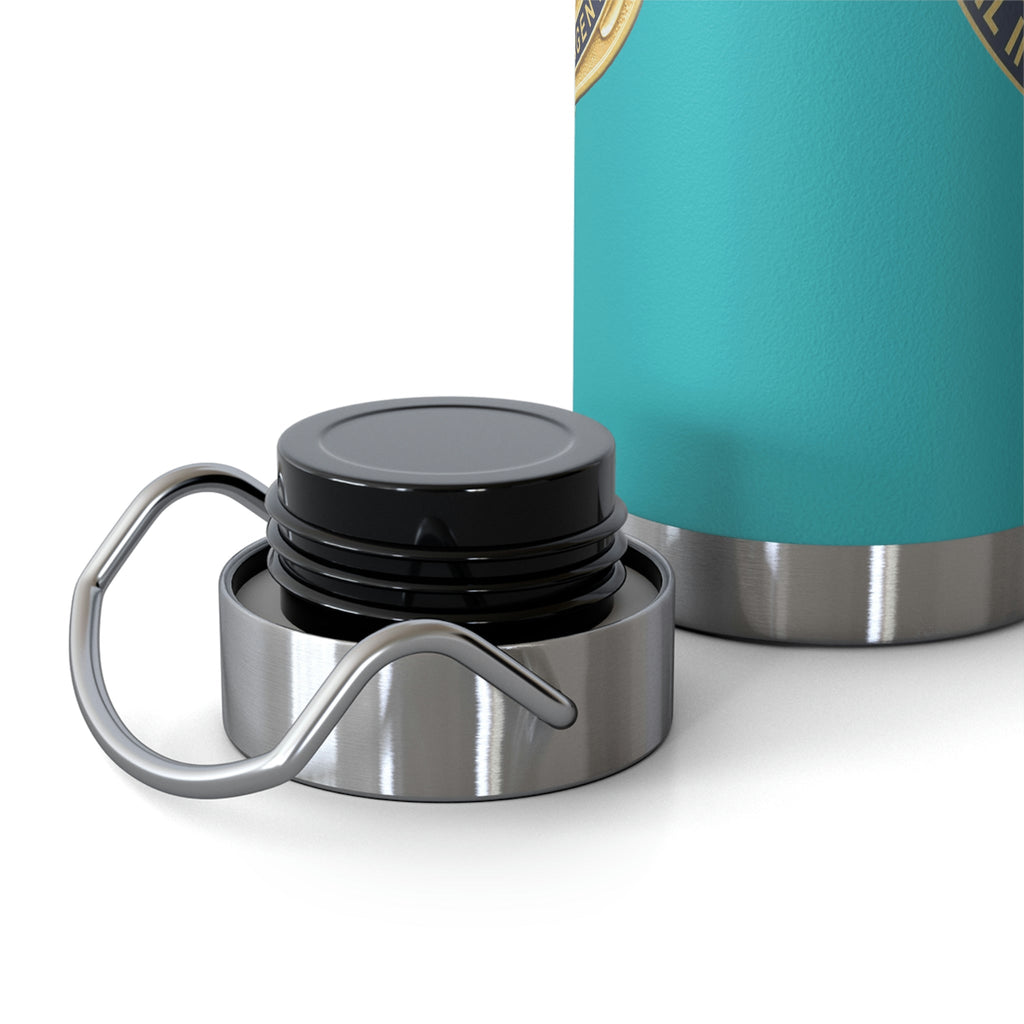Army CID Badge and Seal - Copper Vacuum Insulated Bottle, 22oz