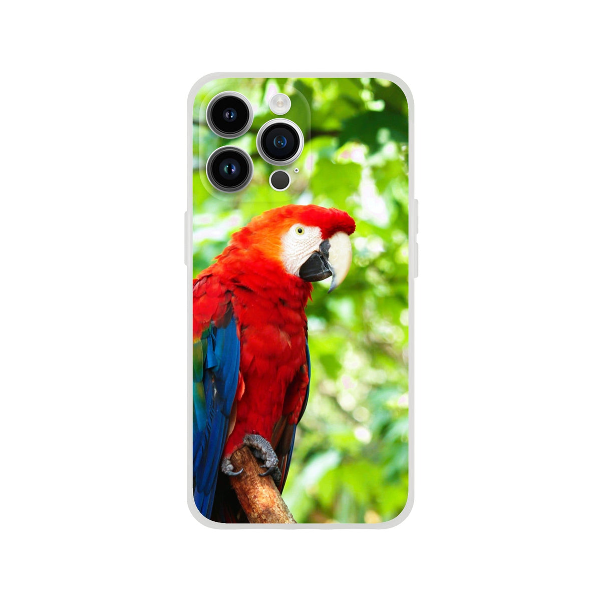 Scarlett Macaw iPhone Flexi case