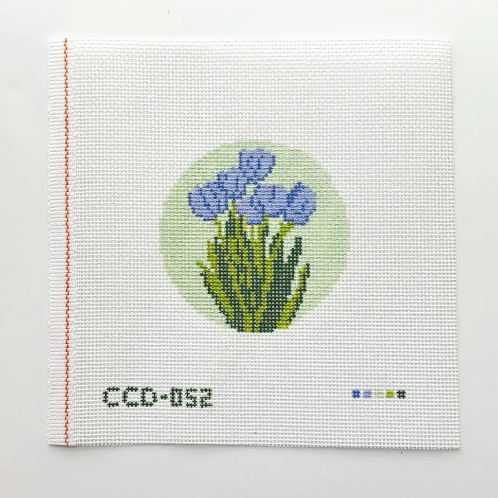 Cotswold Co Designs - Floral Needlepoint Canvas, Needlepoint Ornament Canvas