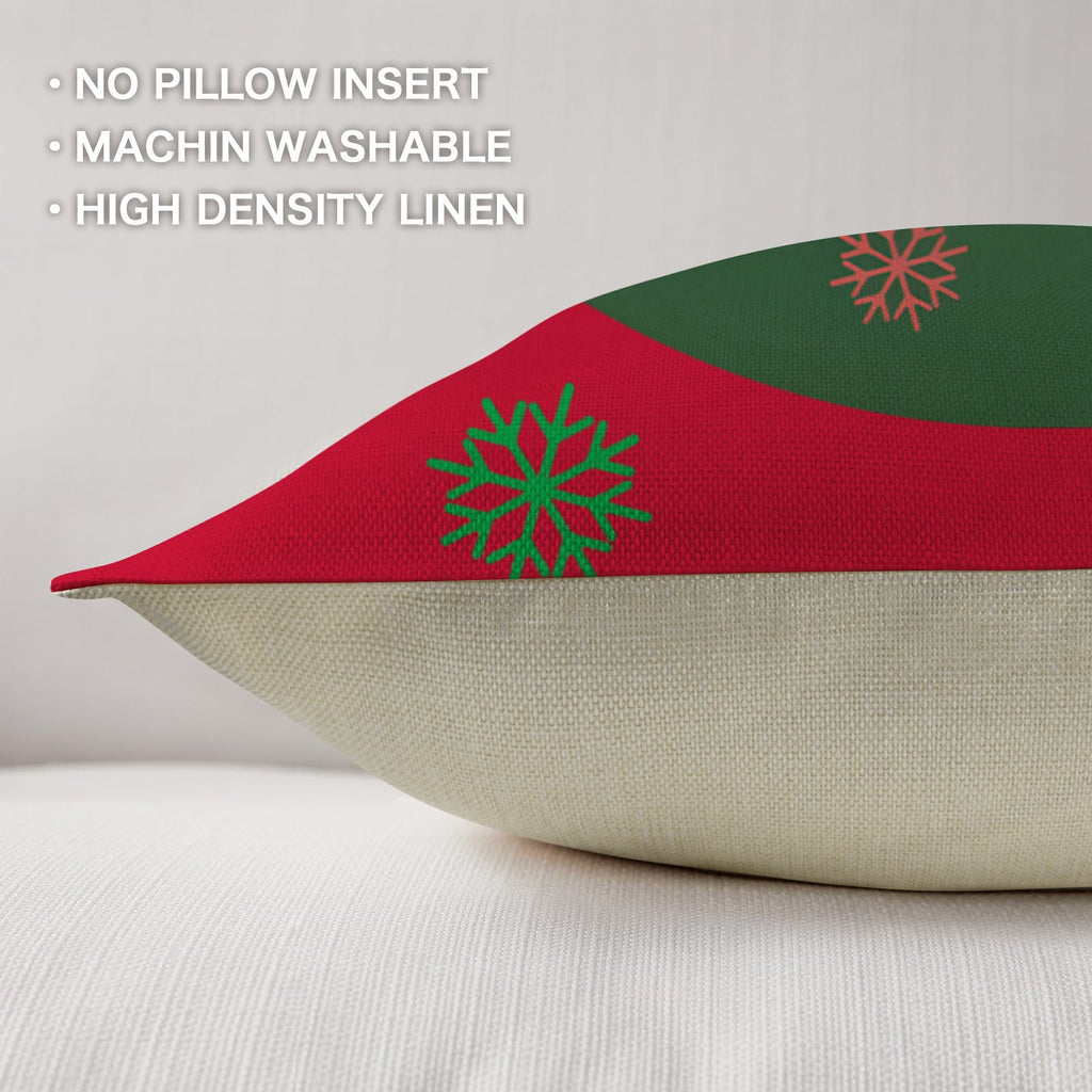 Sleigh Girl Sleigh Red Pillow Cases Throw Pillow Covers 18 x 18 inch