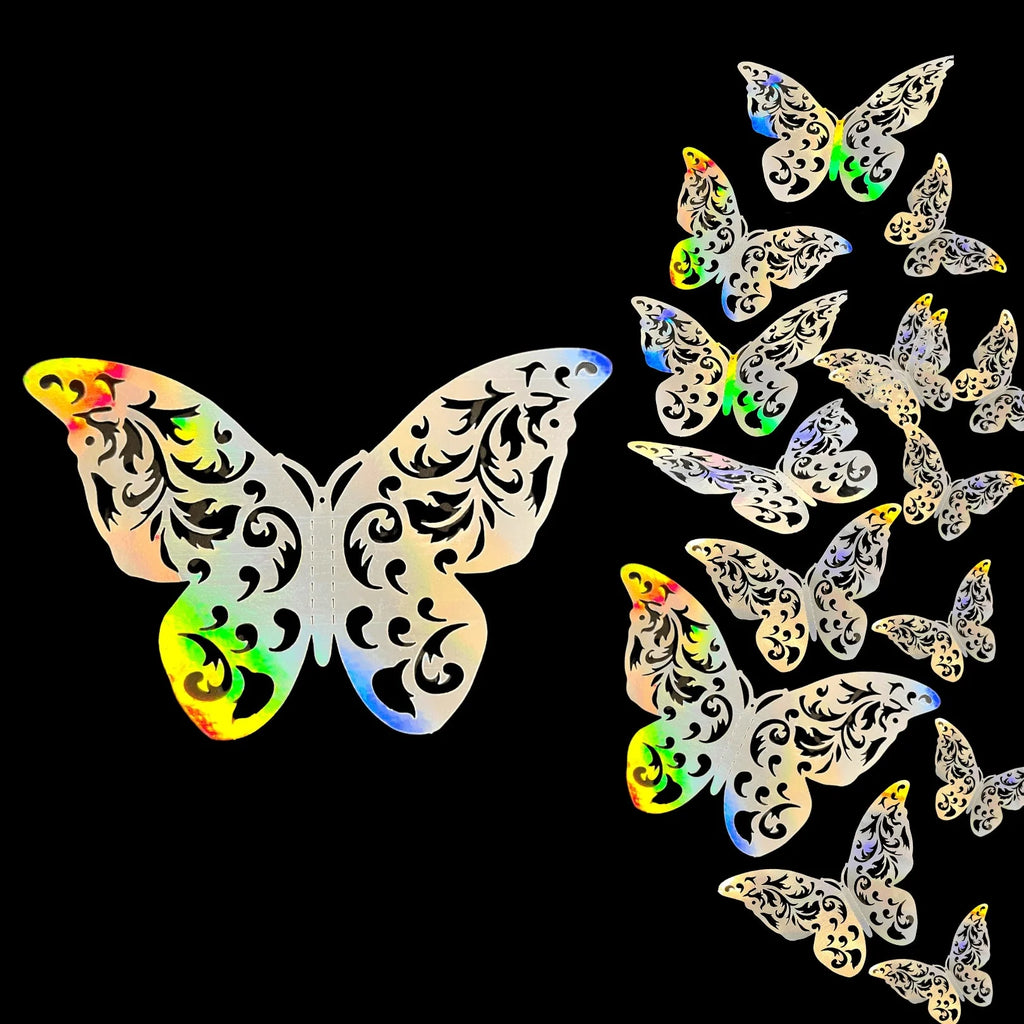 3D Butterflies Kids Room Wall Decor 12-Pack