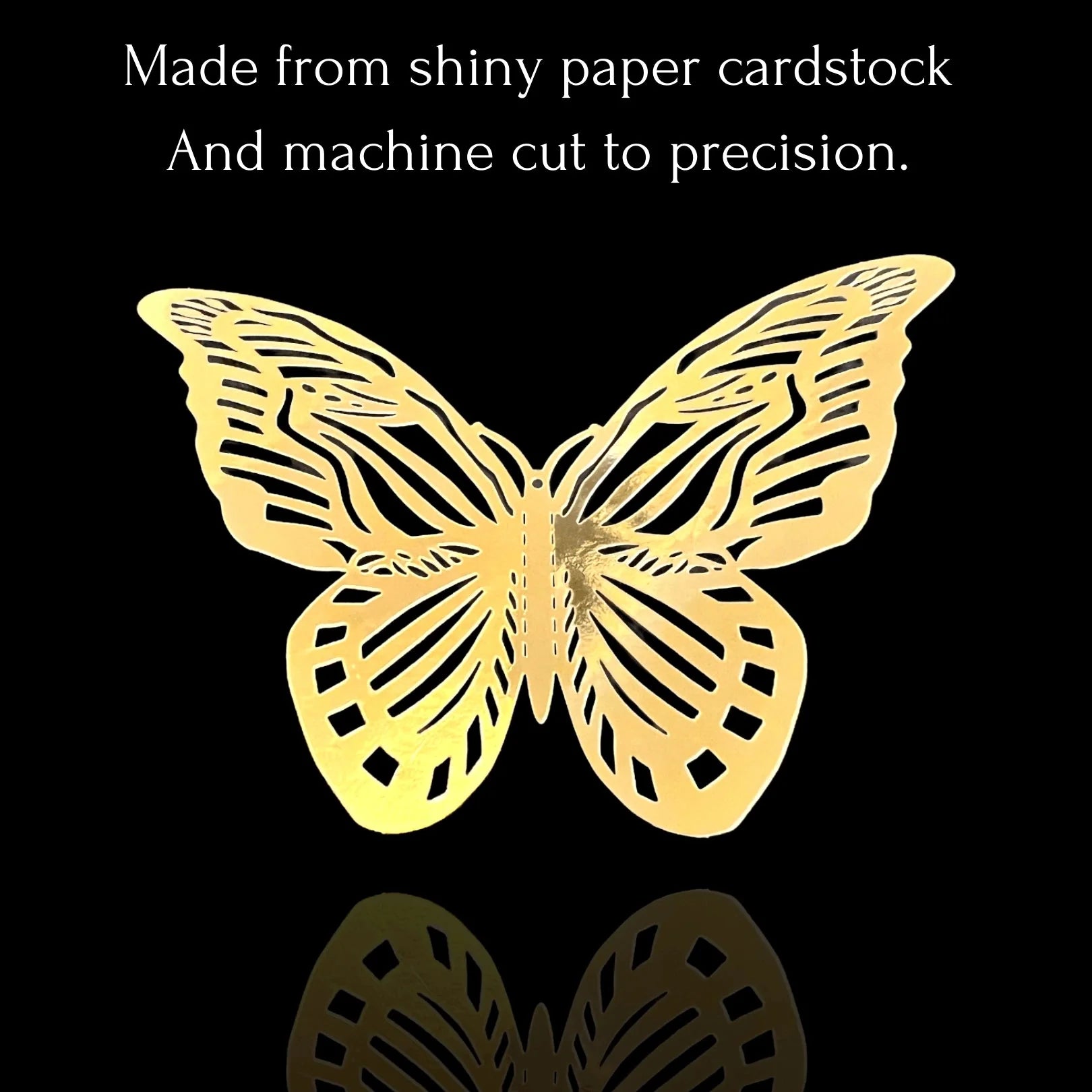 3D Butterfly Craft Wall Decor Stickers 12-Pack