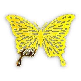 3D Gold Craft Butterflies Kids Room Wall Decor 12-Set
