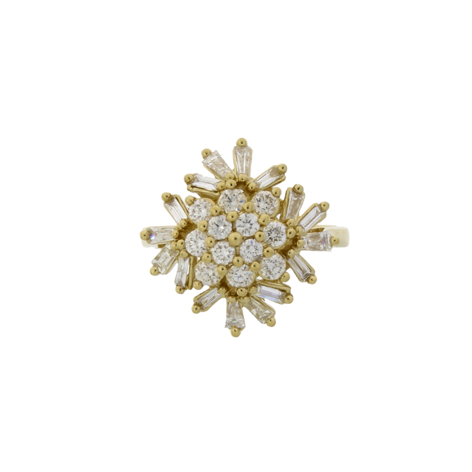 Genuine 1.00ct Diamond Ring 10KT Yellow Gold